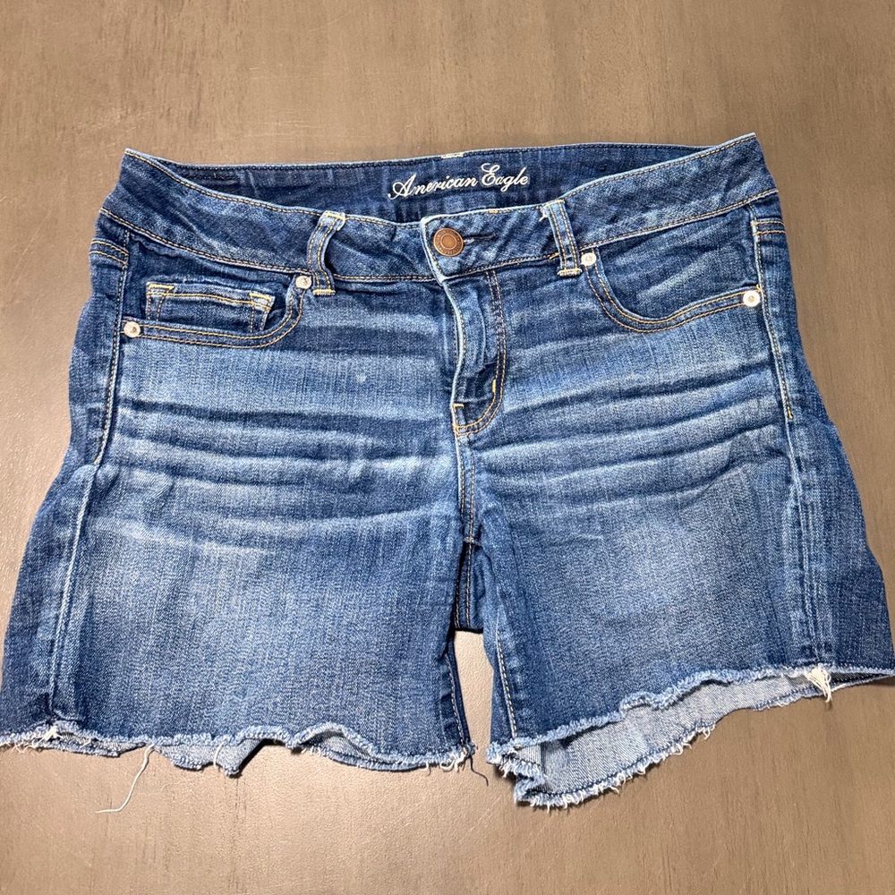 American Eagle Stretch Denim Shorts, Size 14